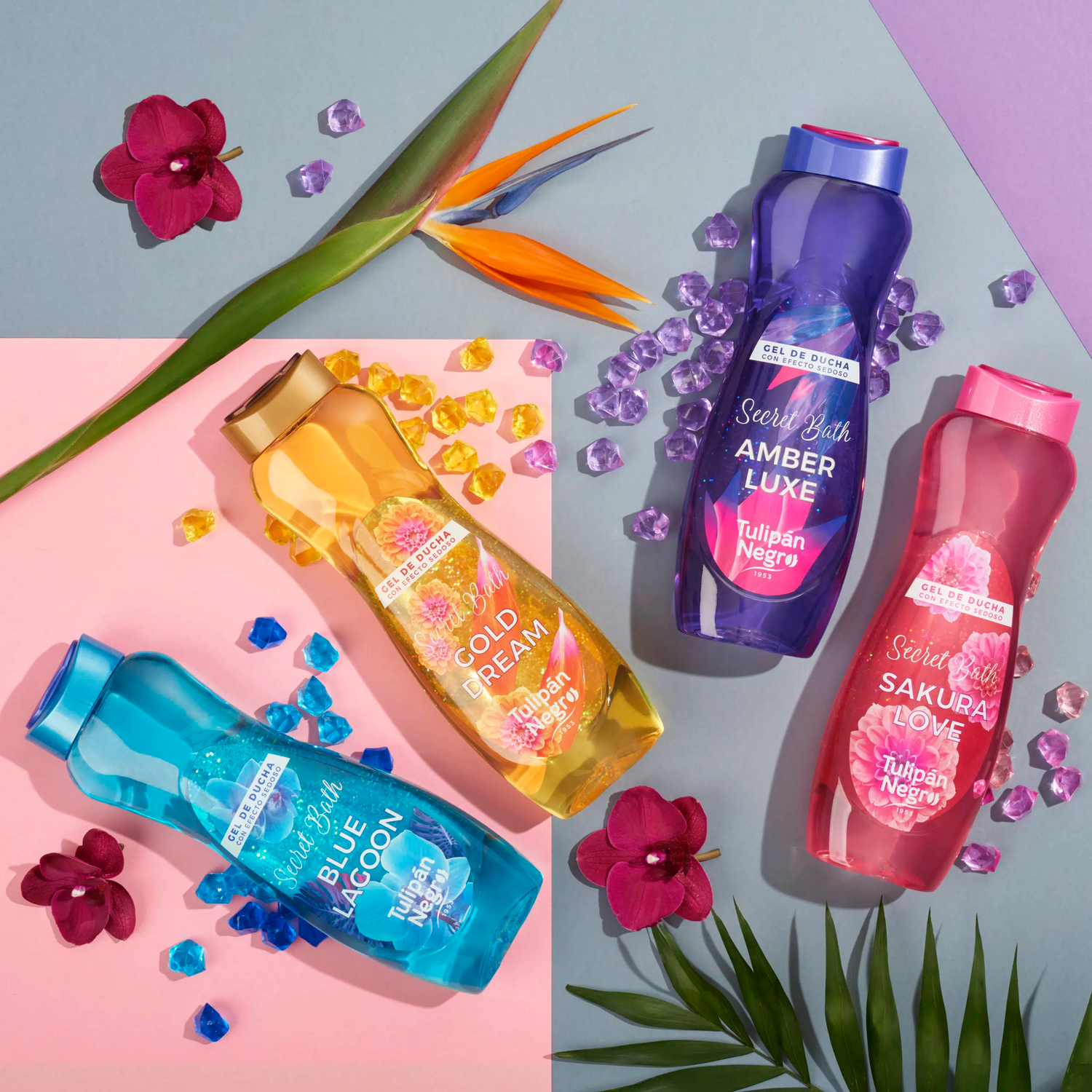 Gel de baño Tulipán Negro Secret Bath Sakura 600 ml