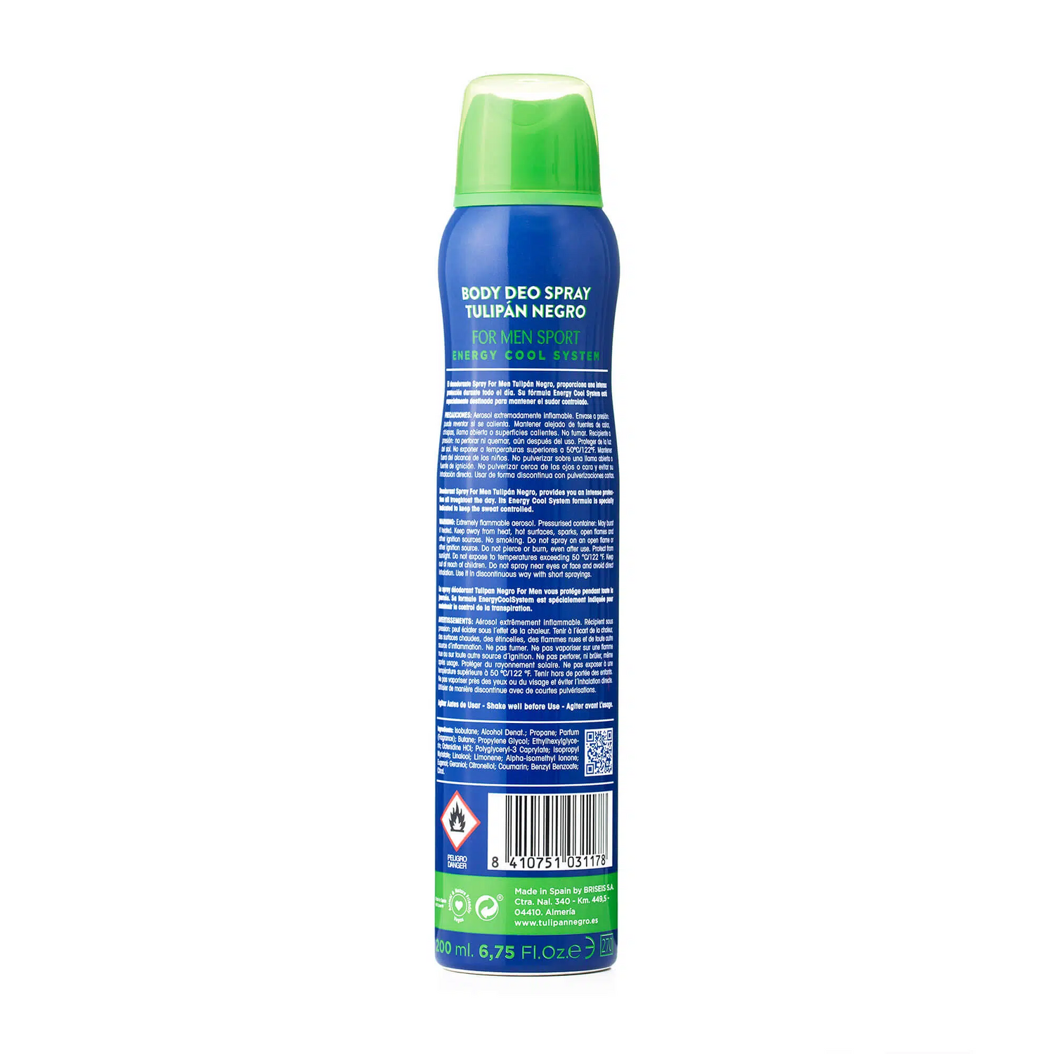 Black Tulip Deodorant Deo Spray For Men Sport 200 ml