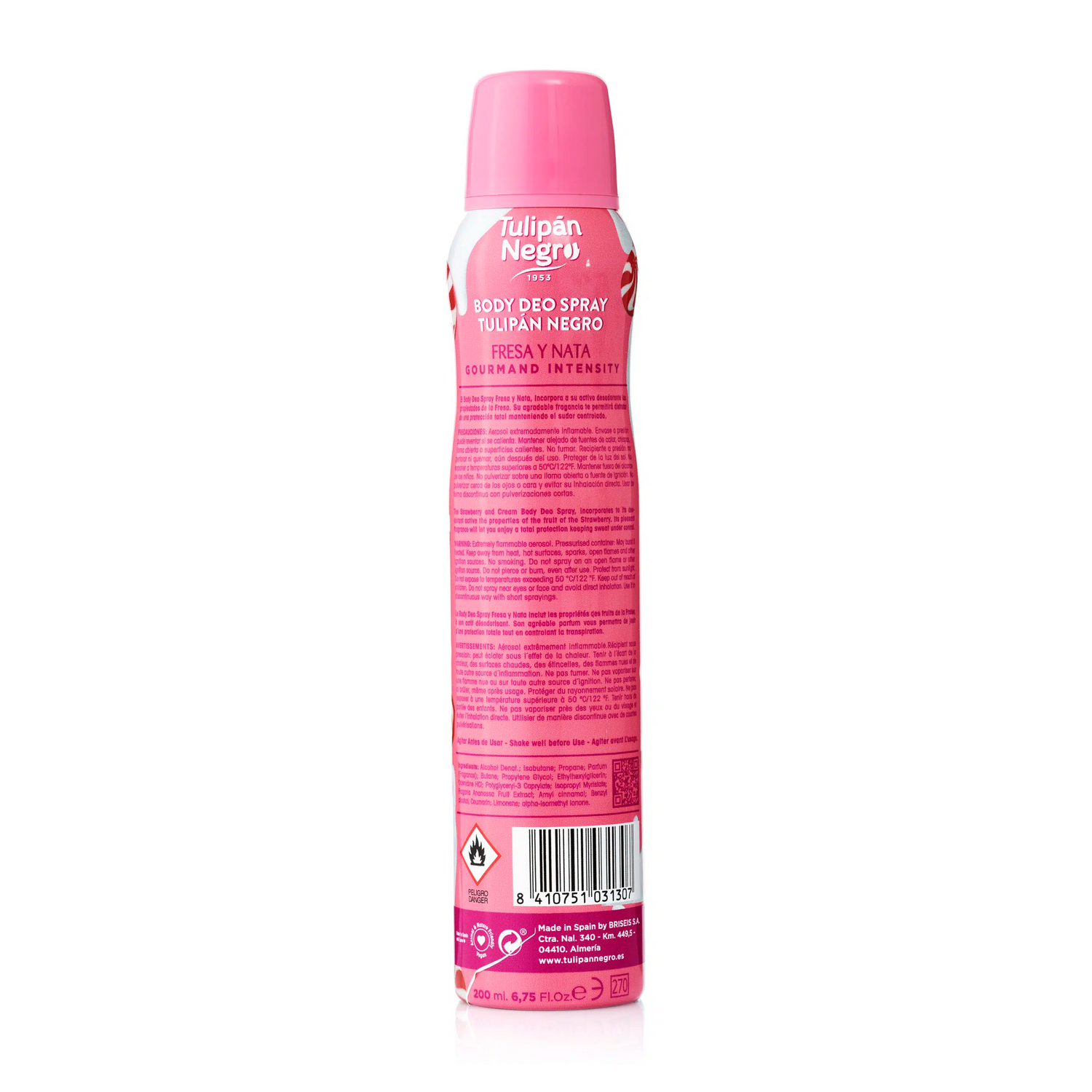 Black Tulip Deodorant Strawberry and Cream Deo Spray 200 ml