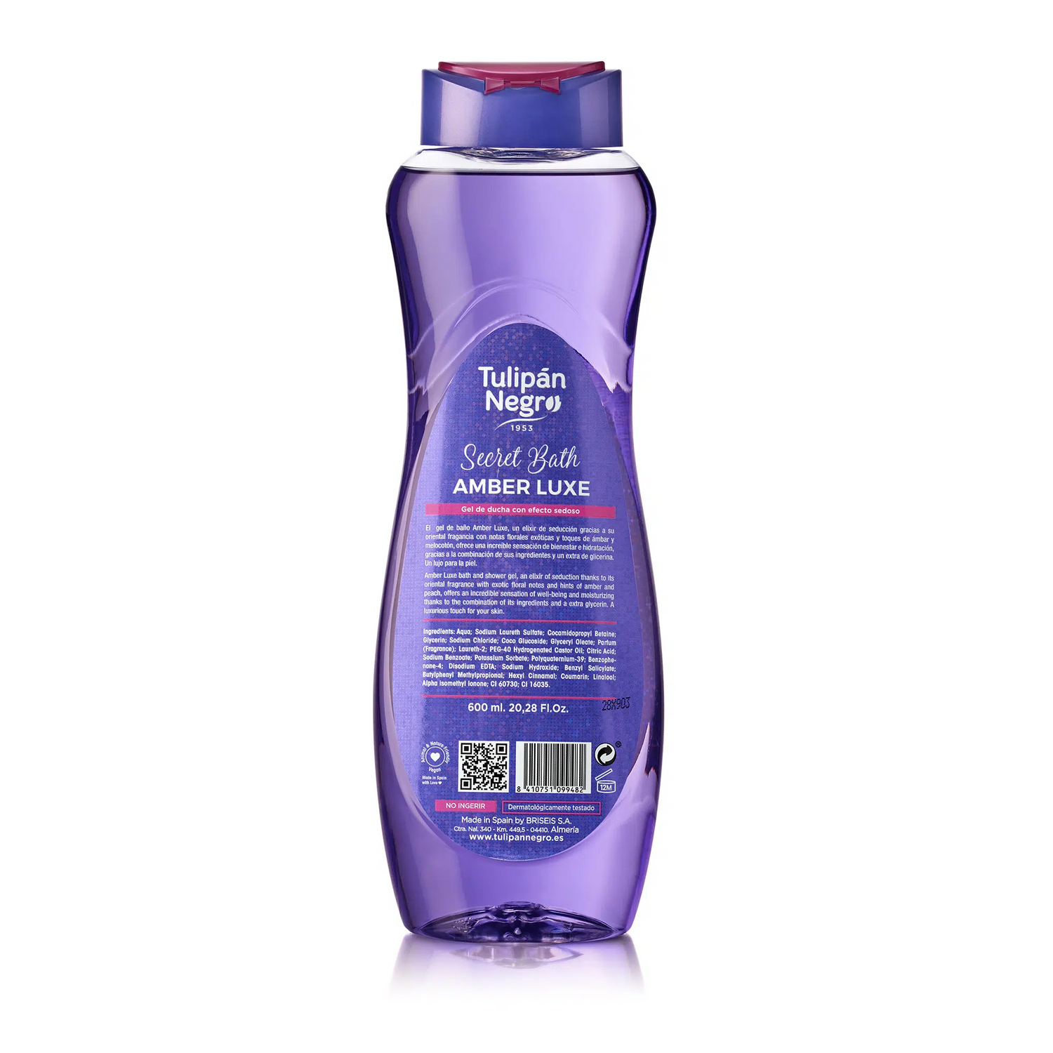 Gel de baño Tulipán Negro Secret Bath Amber Luxe 600 ml