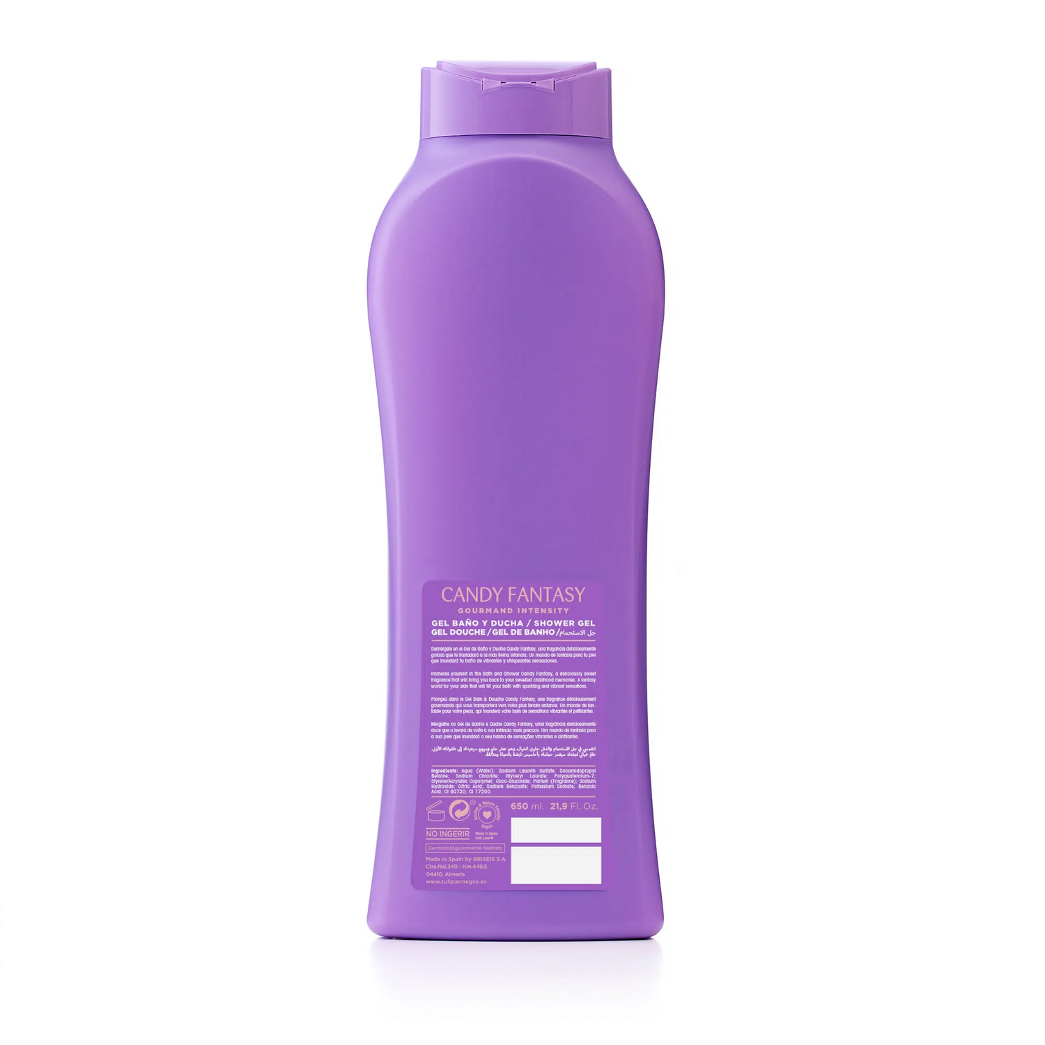 Gel de baño Tulipán Negro Candy Fantasy 650 ml