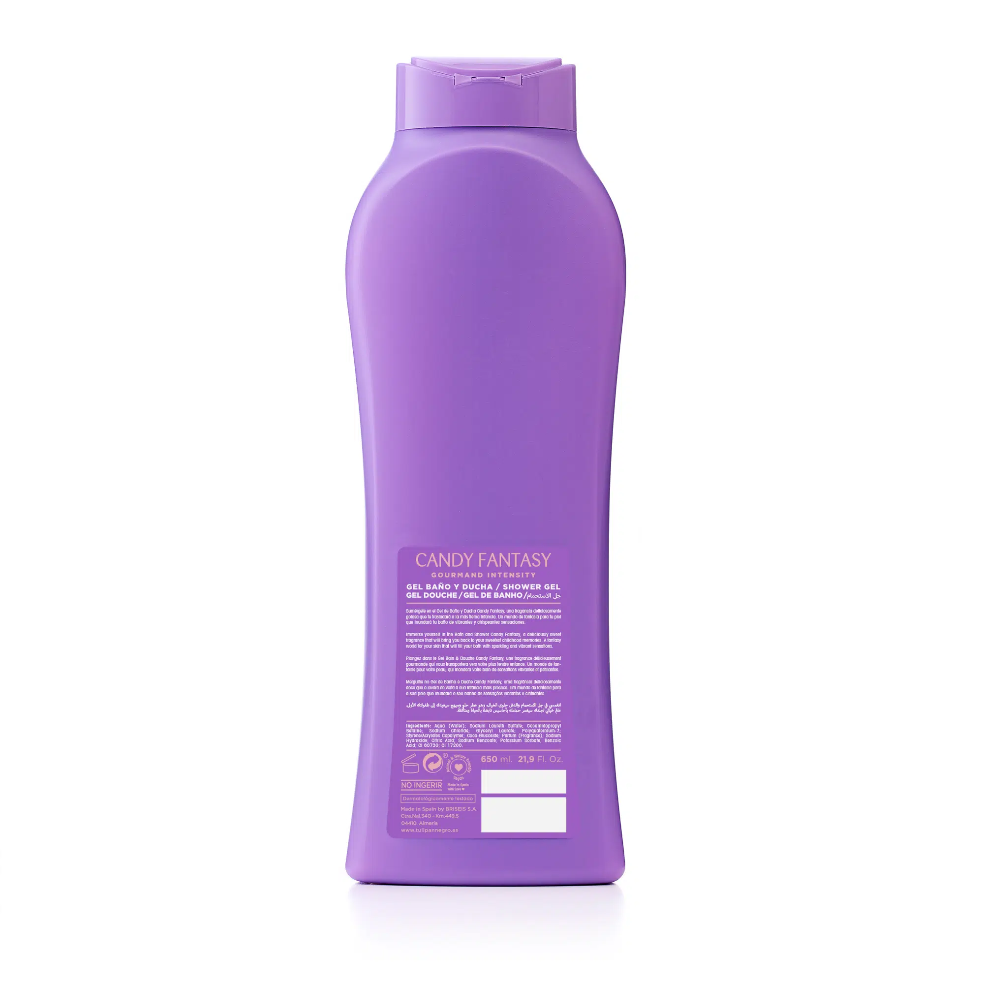 Gel de baño Tulipán Negro Candy Fantasy 650 ml