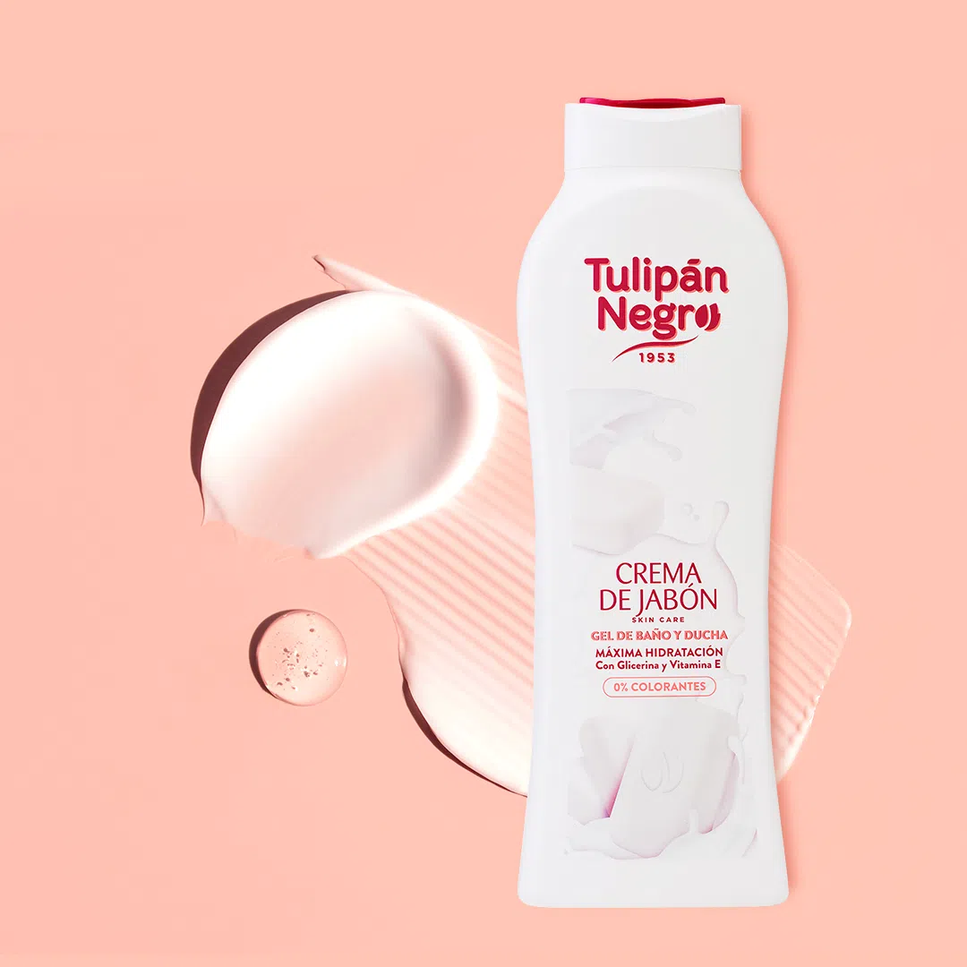 Gel de baño Tulipán Negro Crema de Jabón 650 ml