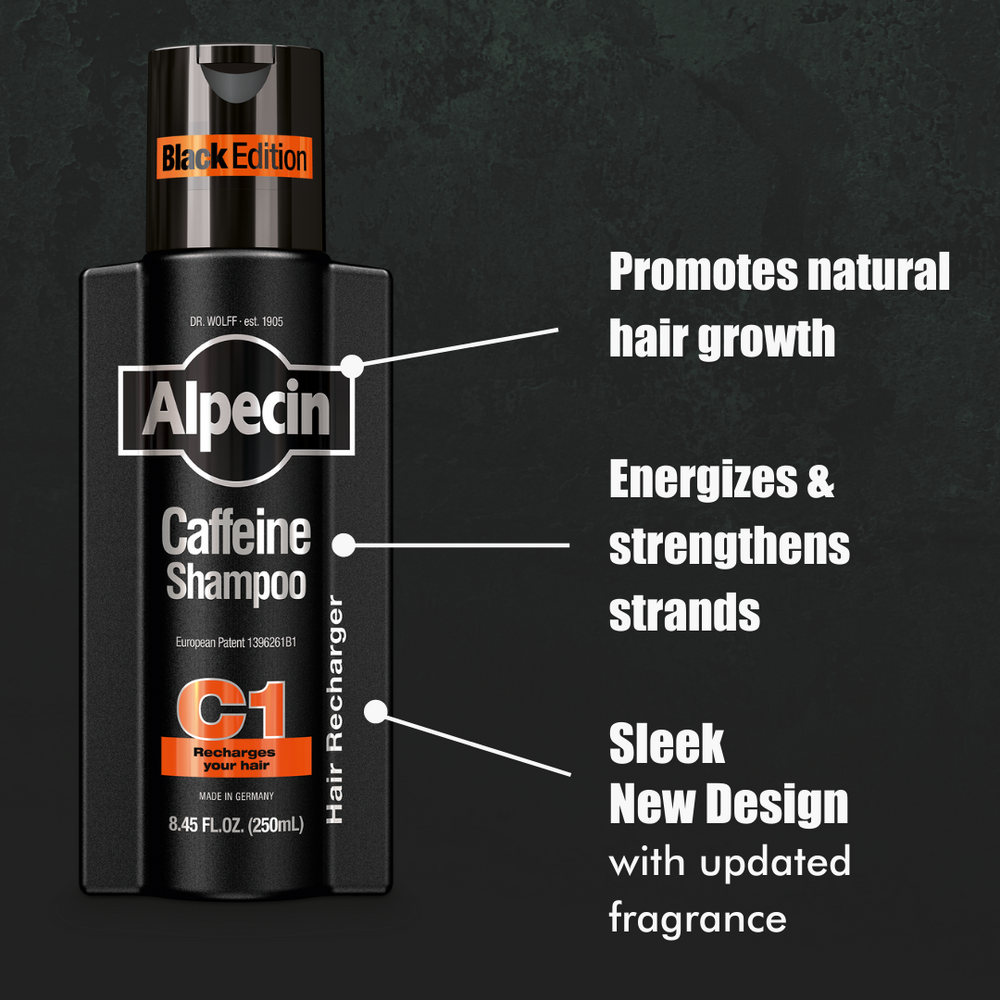 ALPECIN CAFFEINE SHAMPOO C1 BLACK EDITION