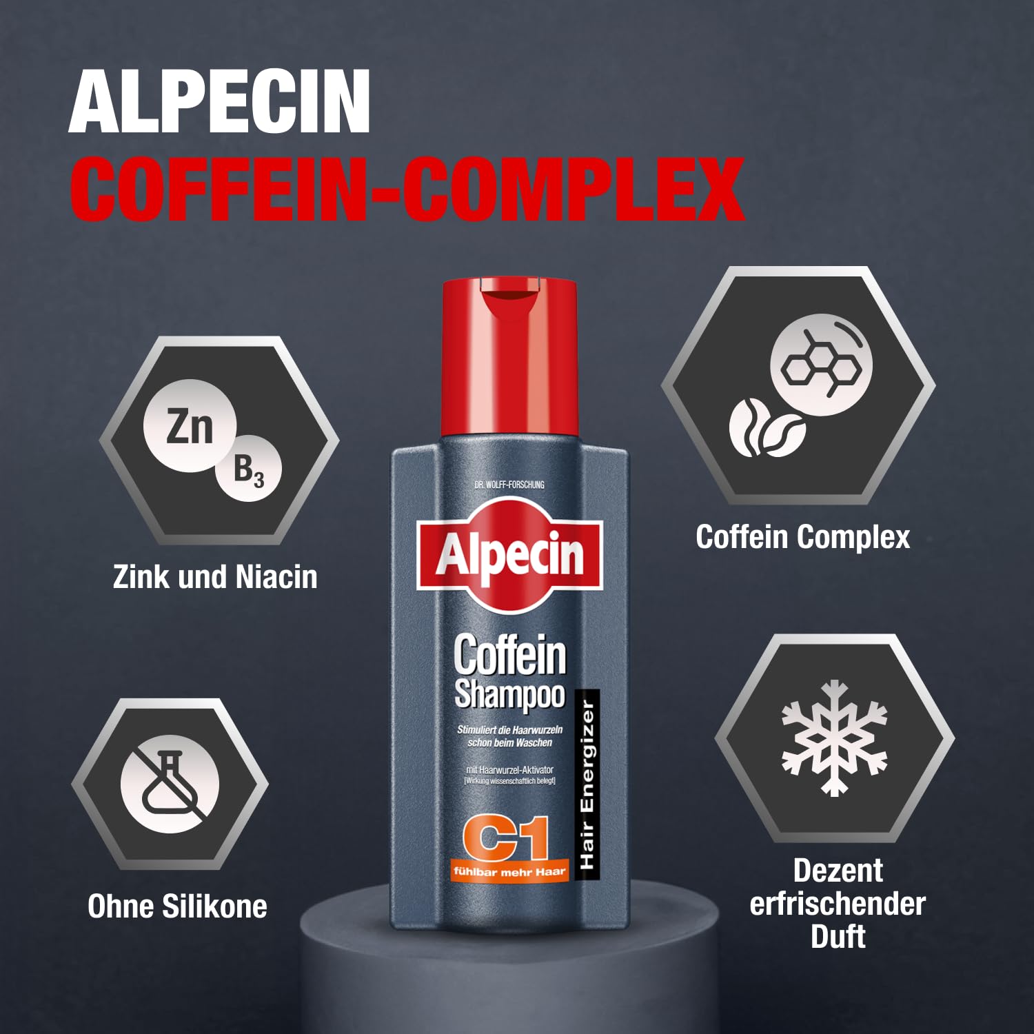 ALPECIN CAFFEINE SHAMPOO C1 - ORIGINAL FORMULA FOR ALL MEN