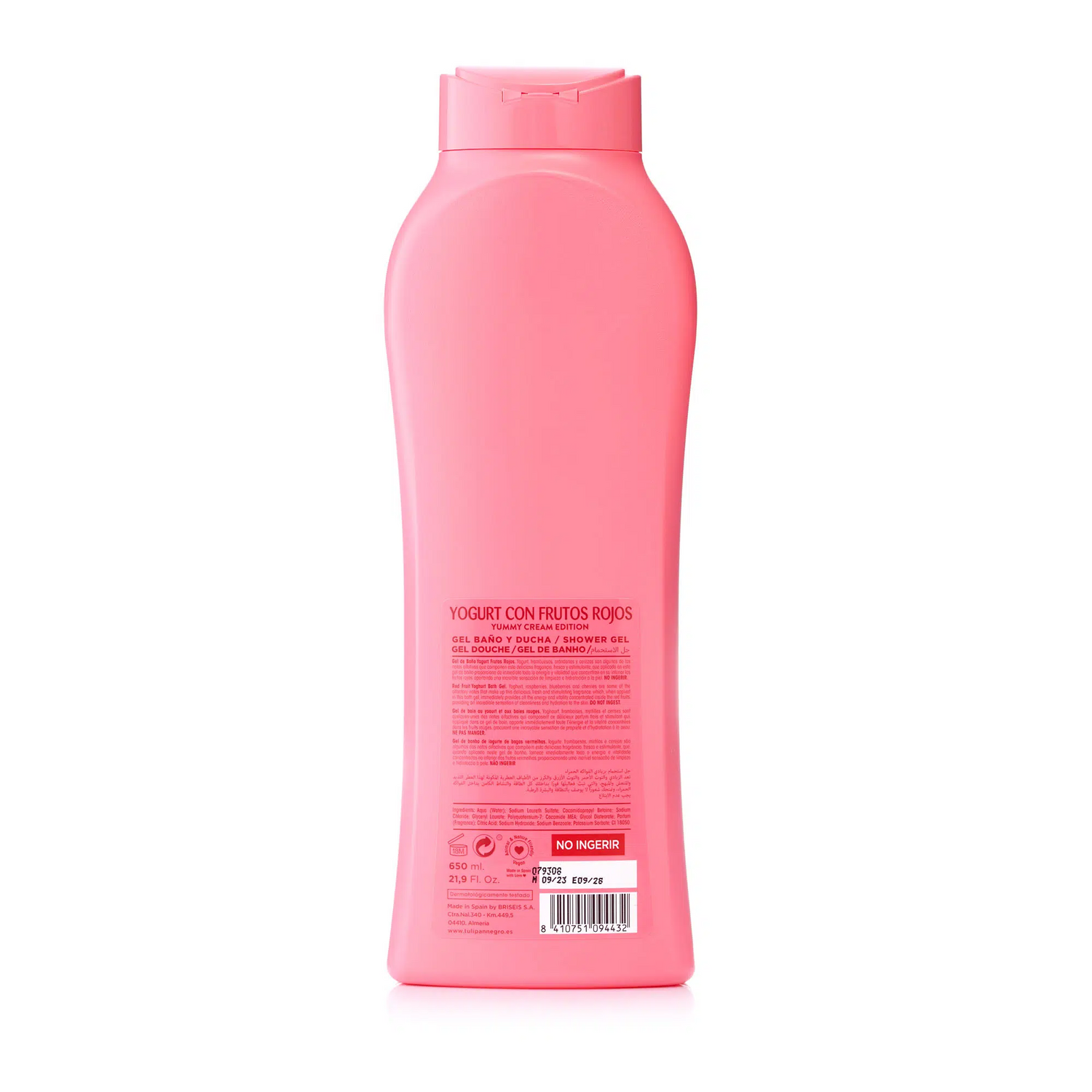 Gel de Baño Yogurt con Frutos Rojos 650 ML