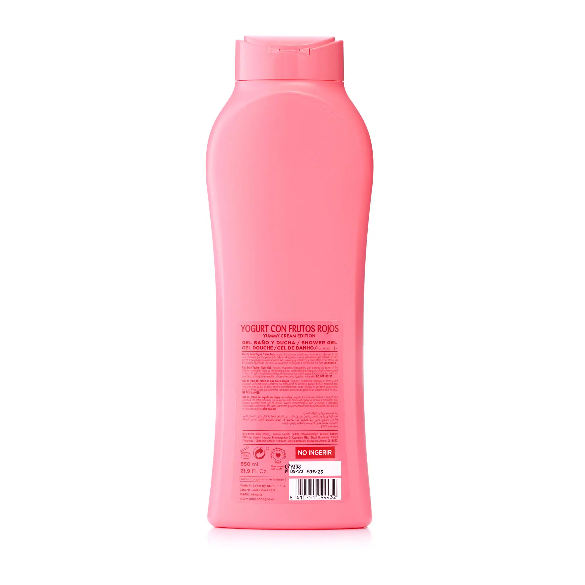 Gel de Baño Yogurt con Frutos Rojos 650 ML