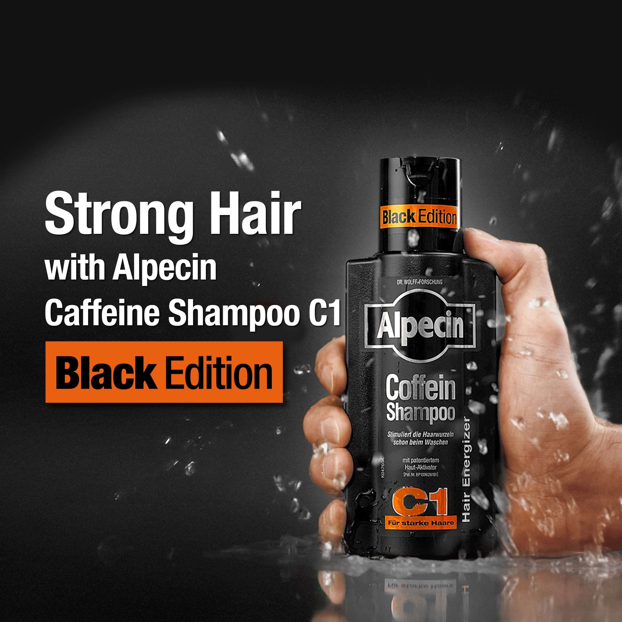 ALPECIN CAFFEINE SHAMPOO C1 BLACK EDITION