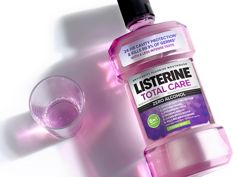 LISTERINE® TOTAL CARE ANTICAVITY FLUORIDE MOUTHWASH FRESH MINT
