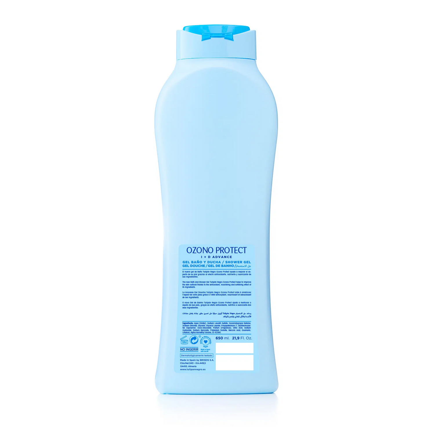 Gel de baño Tulipán Negro Ozono Protect 650 ml
