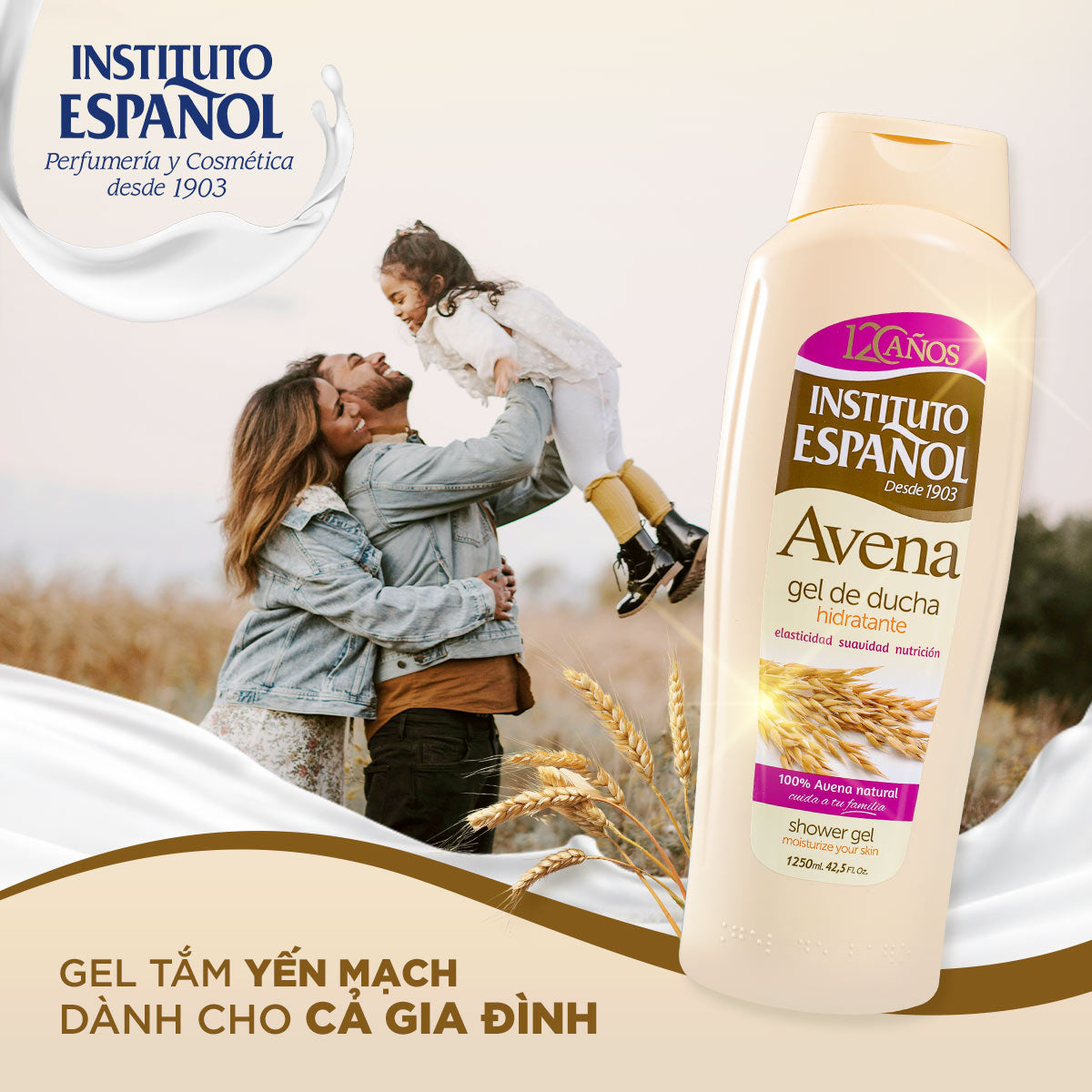 Gel de Ducha Avena 750 ml