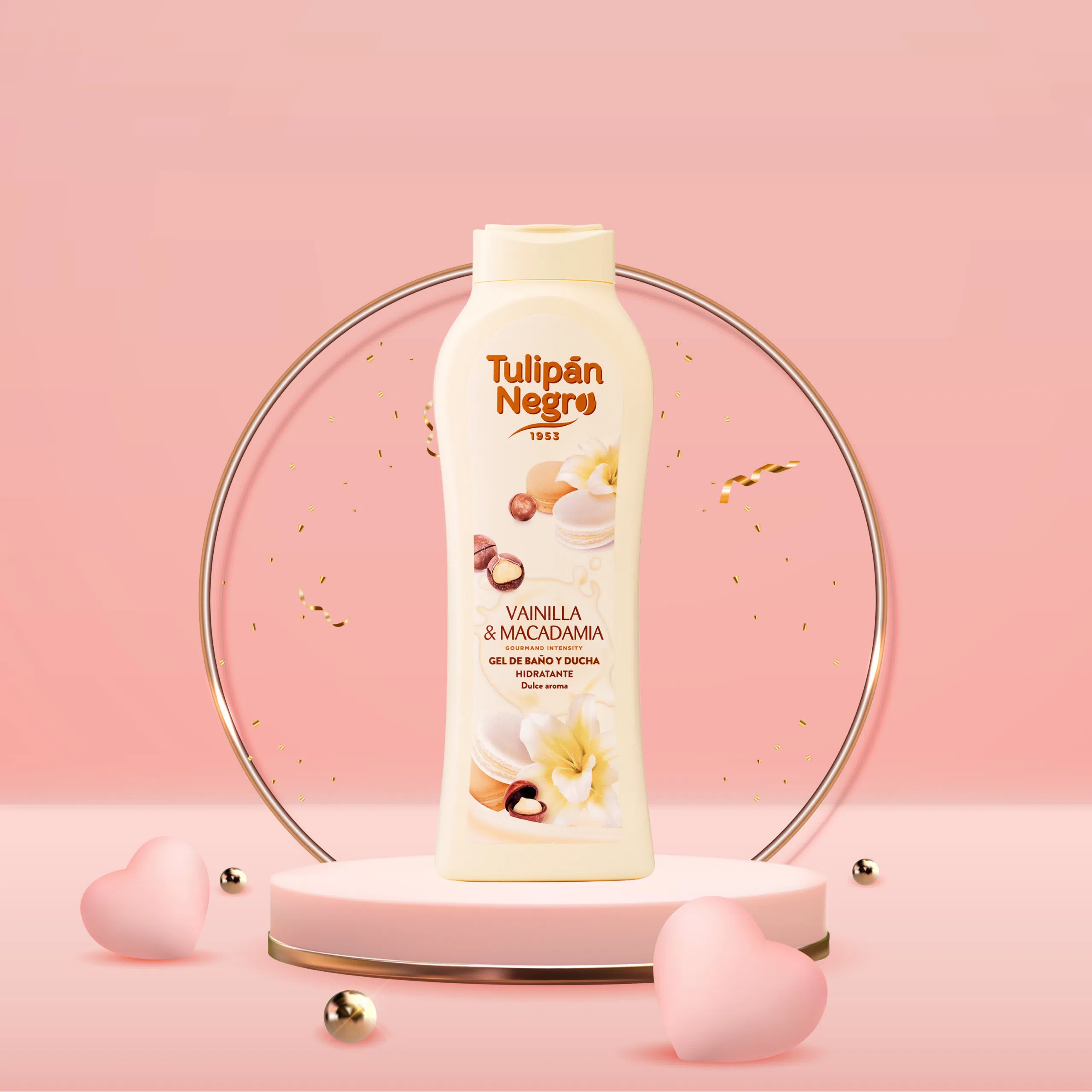 Gel de baño Vainilla y Nueces de Macadamia 650 ml