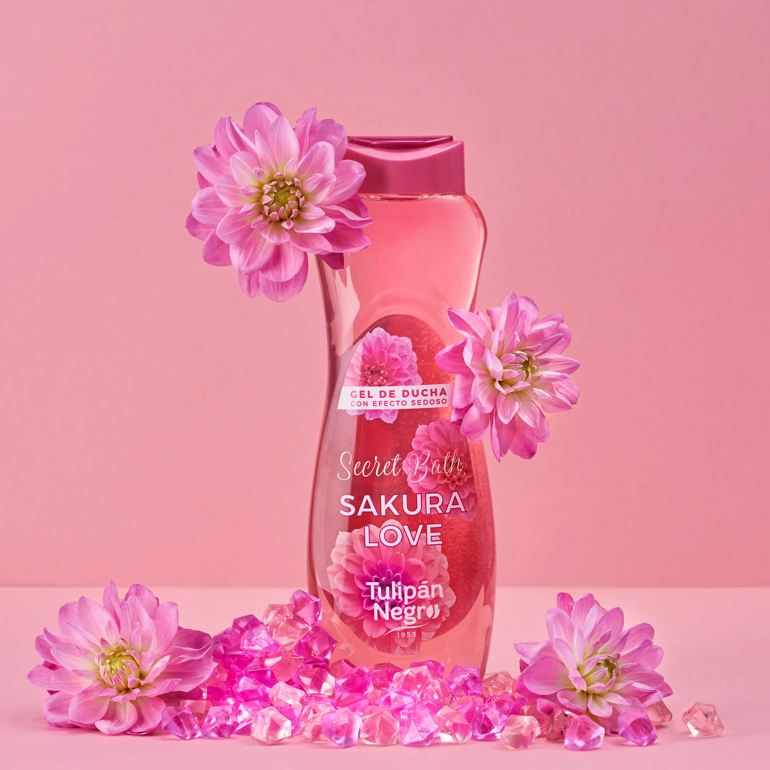 Gel de baño Tulipán Negro Secret Bath Sakura 600 ml