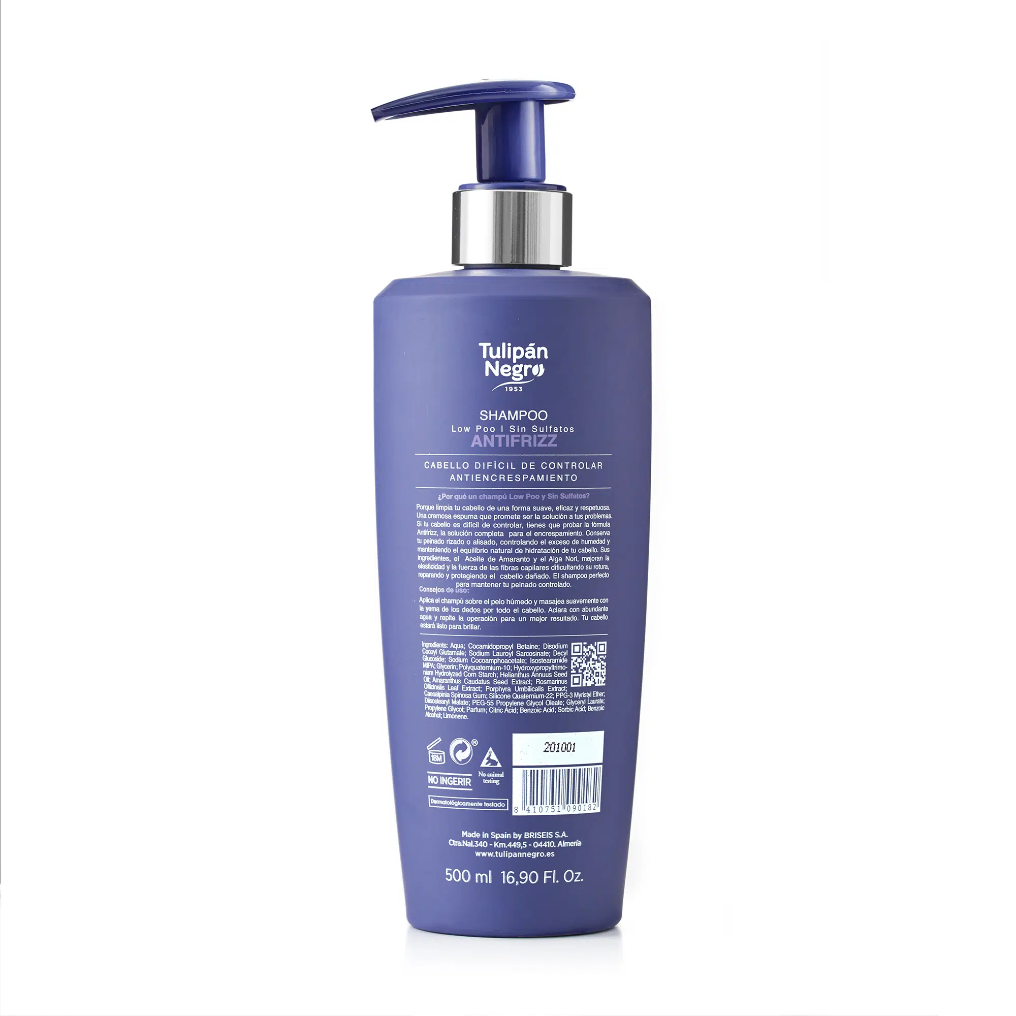 Champú Sin Sulfatos Low Poo Antiencrespamiento 500 ml