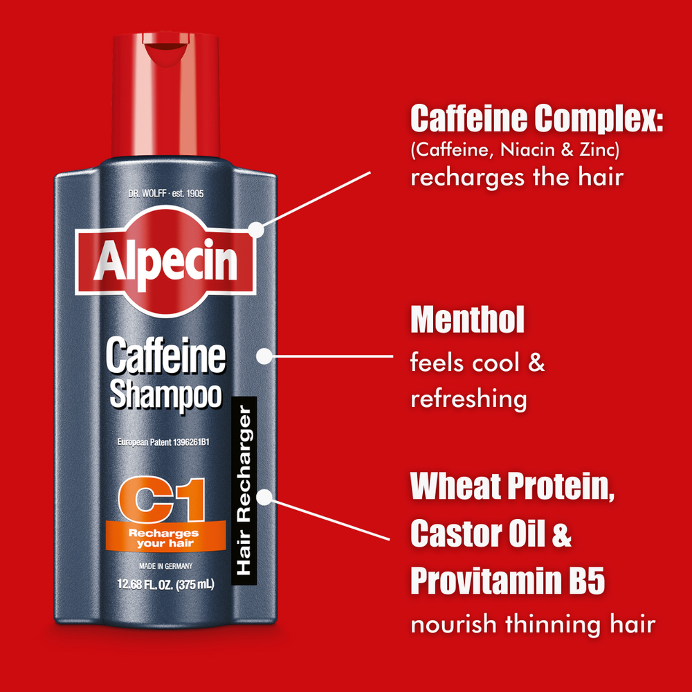 ALPECIN CAFFEINE SHAMPOO C1 - ORIGINAL FORMULA FOR ALL MEN
