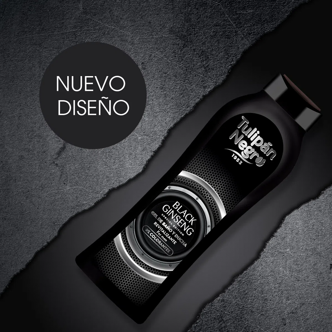 Gel de baño Tulipán Negro Black Ginseng 650 ml