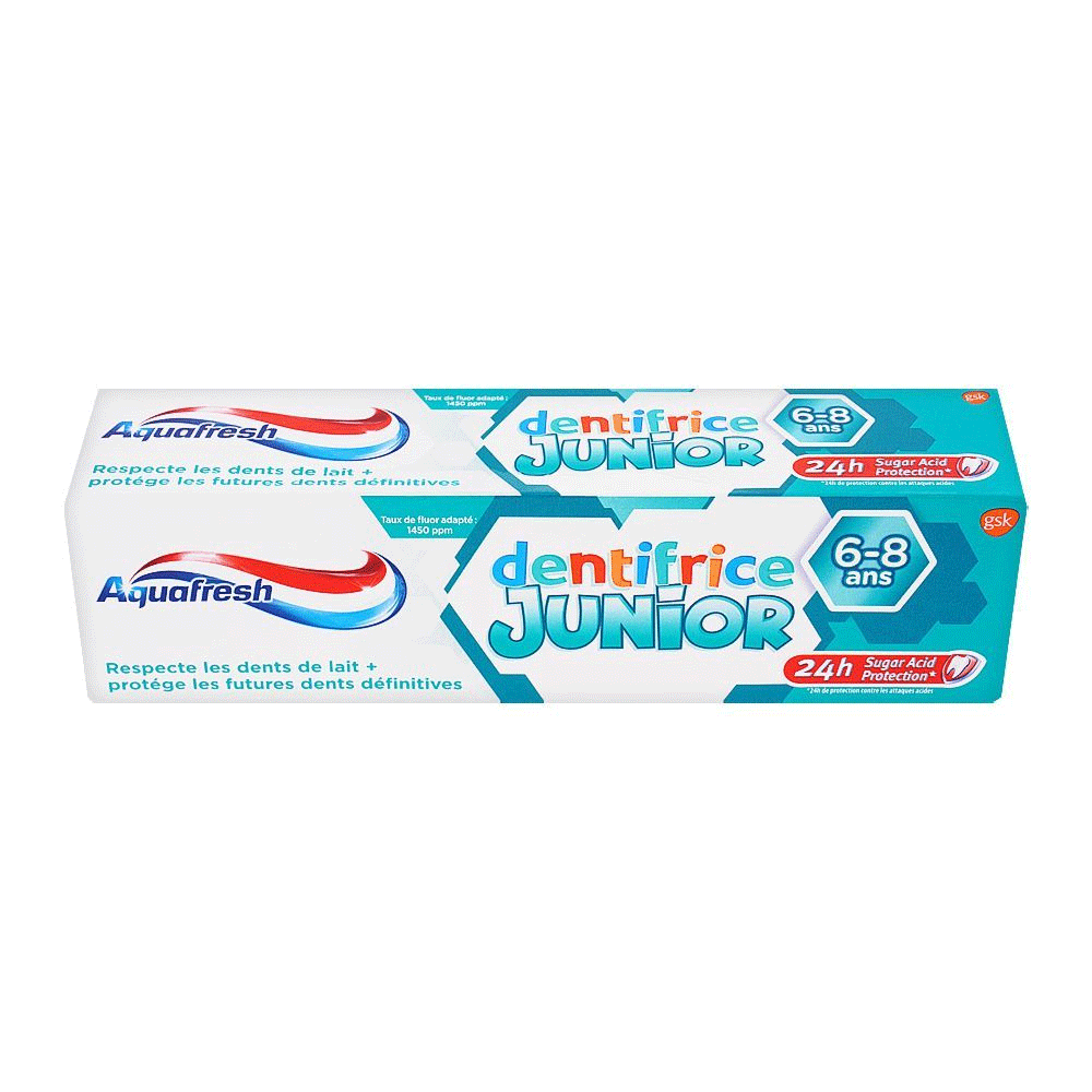 Aquafresh Junior 6-8 ans Dentifrices 75ml