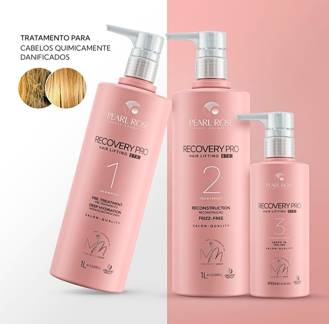 Pearl rose Luxury cosmetics recovery pro hair lifting