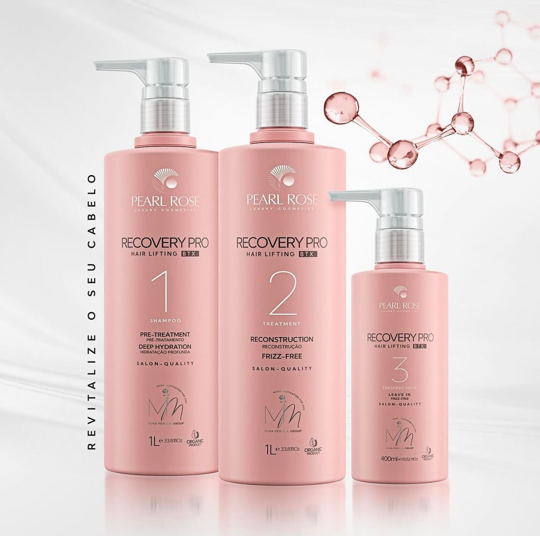 Pearl rose Luxury cosmetics recovery pro hair lifting