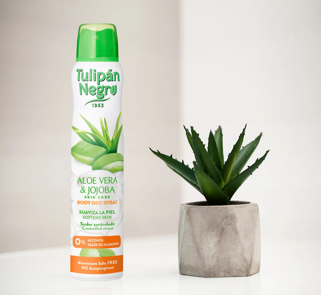 Black Tulip Deodorant Deo Spray Aloe Vera and Jojoba 200 ml