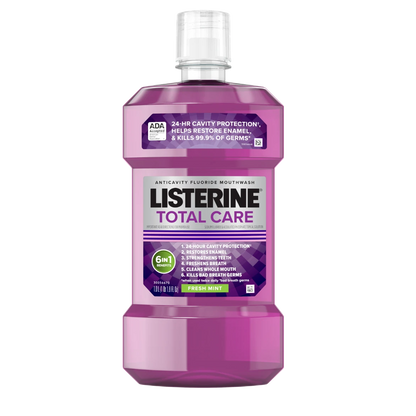 LISTERINE® TOTAL CARE ANTICAVITY FLUORIDE MOUTHWASH FRESH MINT