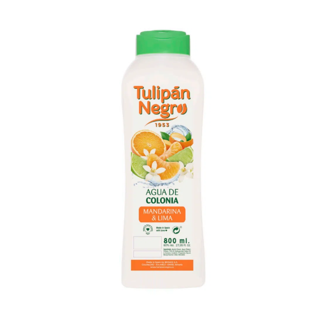 Agua de Colonia Tulipán Negro Mandarina & Lima 800 ml
