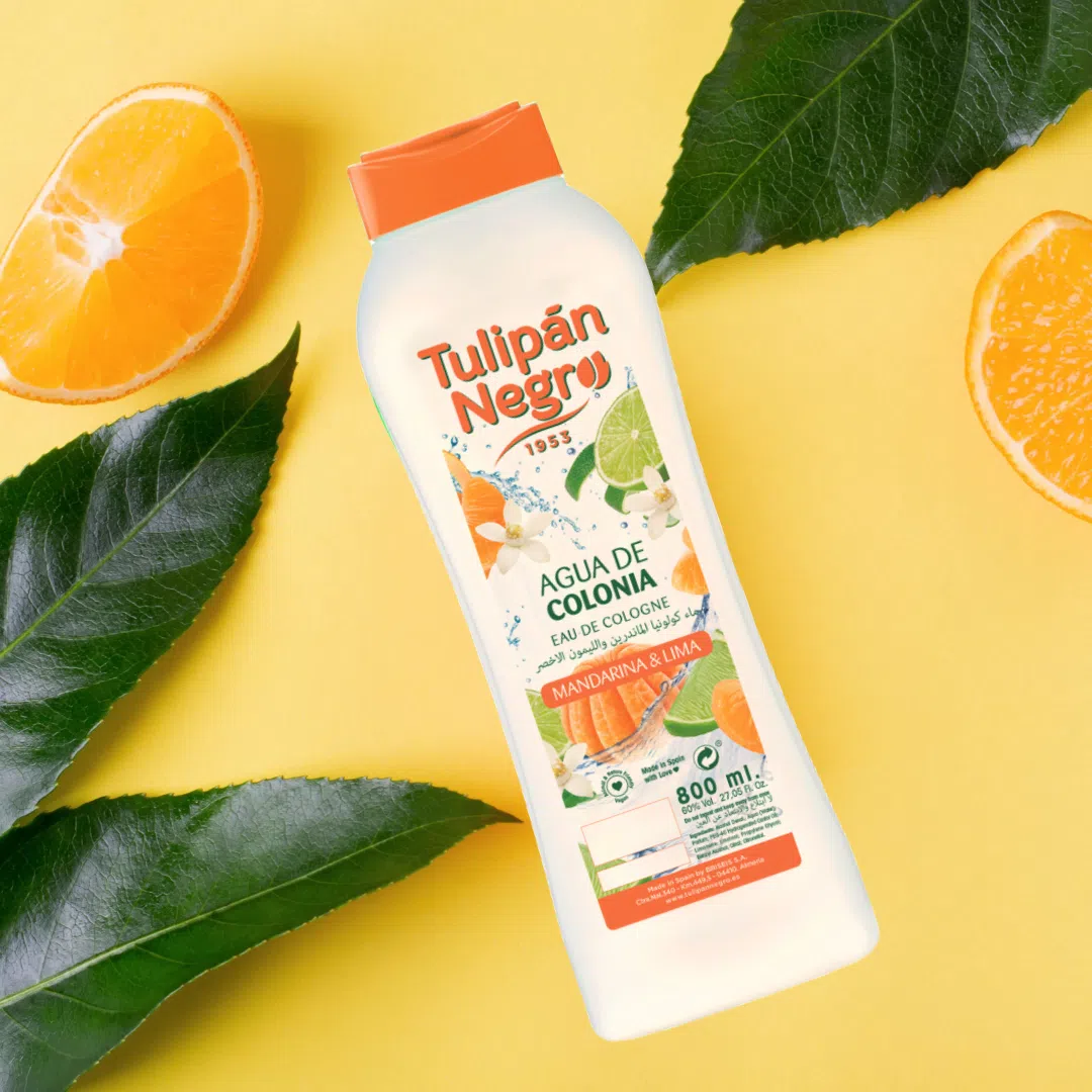 Agua de Colonia Tulipán Negro Mandarina & Lima 800 ml
