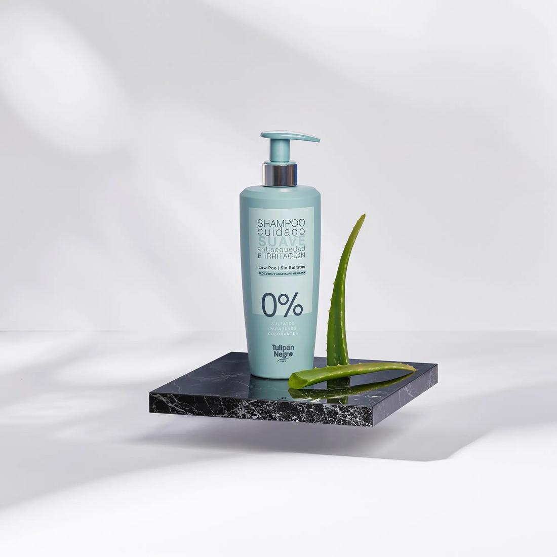 Champú Sin Sulfatos Tulipán Negro Low Poo Cuidado Suave 500 ml