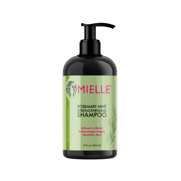 Mielle EU Label Rosemary Mint Strengthening Shampoo