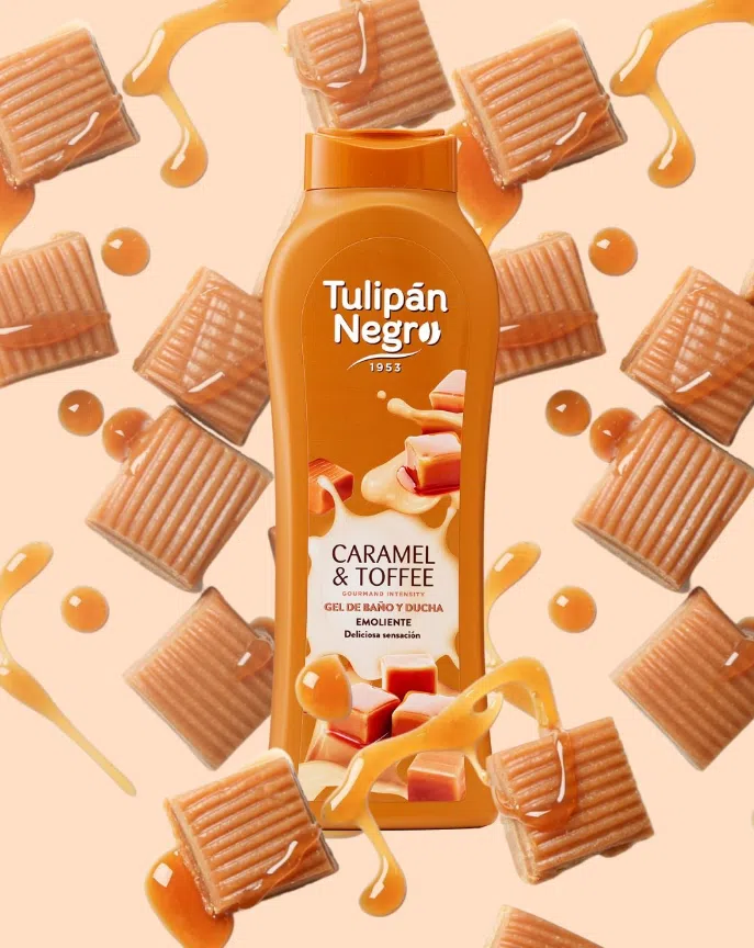 Gel de baño Tulipán Negro Caramel & Toffee 650 ml