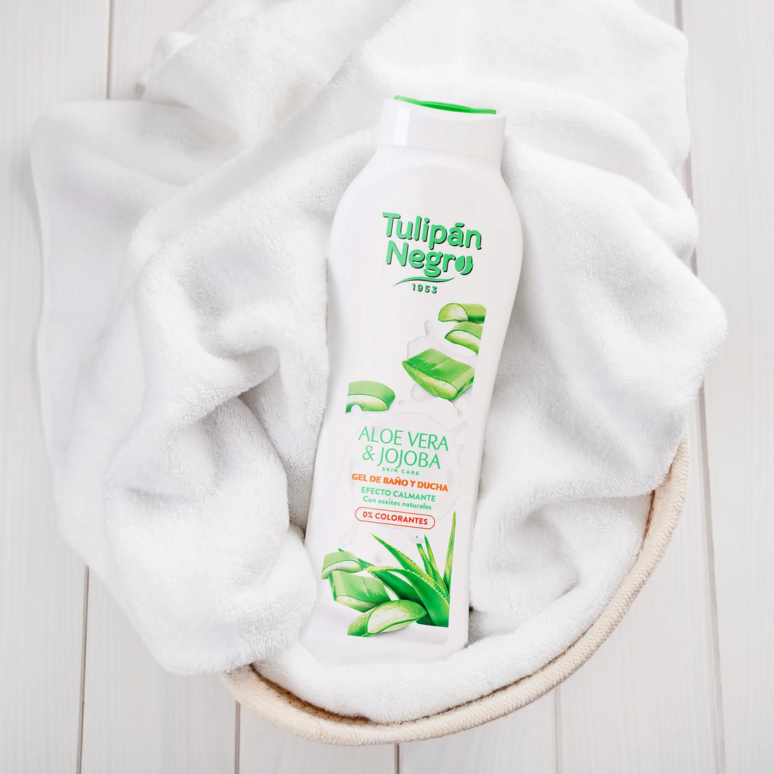 Gel de baño Tulipán Negro Aloe Vera 650 ml