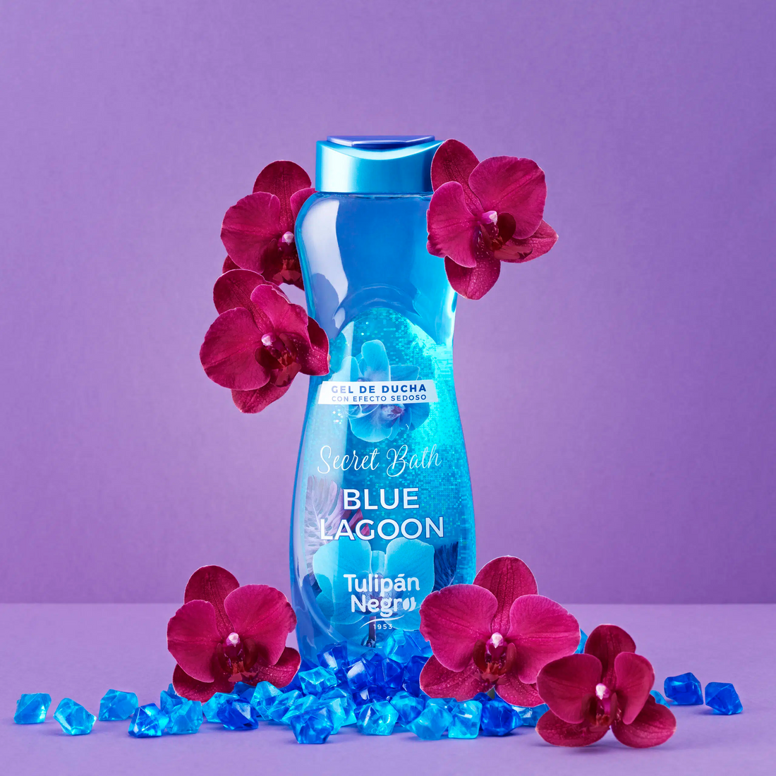 Gel de baño Tulipán Negro Secret Bath Blue Lagoon 600 ml