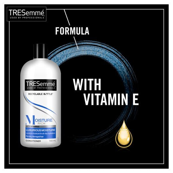 TRESEMME USED BY PROFESSIONALS MOISTURE RICH WITH VITAMIN E CONDITIONER 900ML