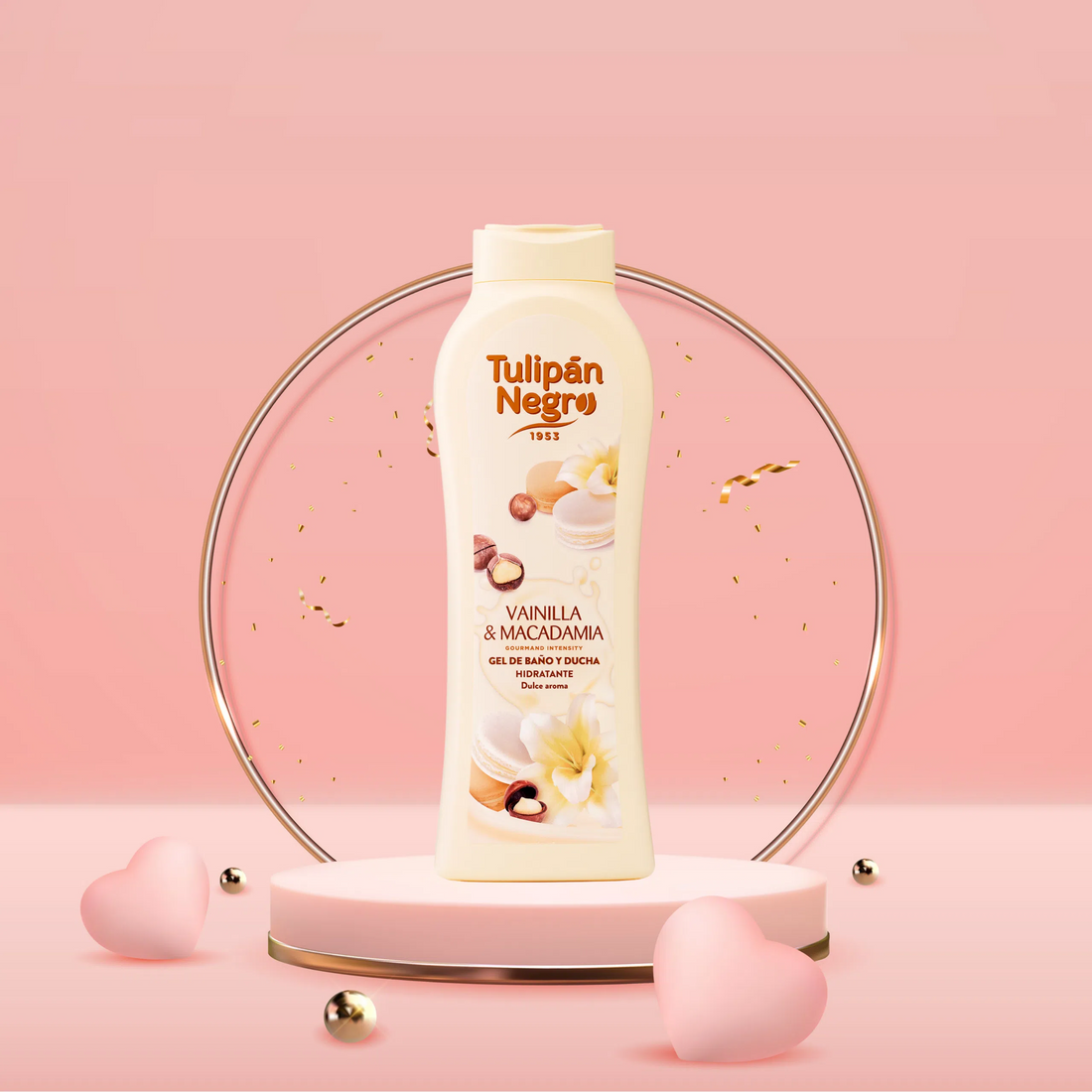 Gel de baño Vainilla y Nueces de Macadamia 650 ml