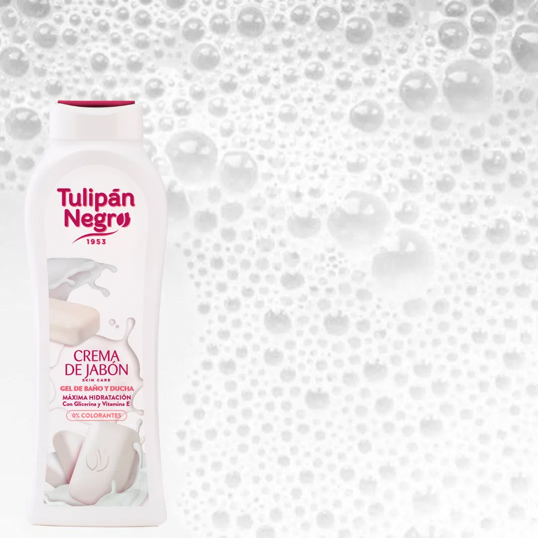 Gel de baño Tulipán Negro Crema de Jabón 650 ml
