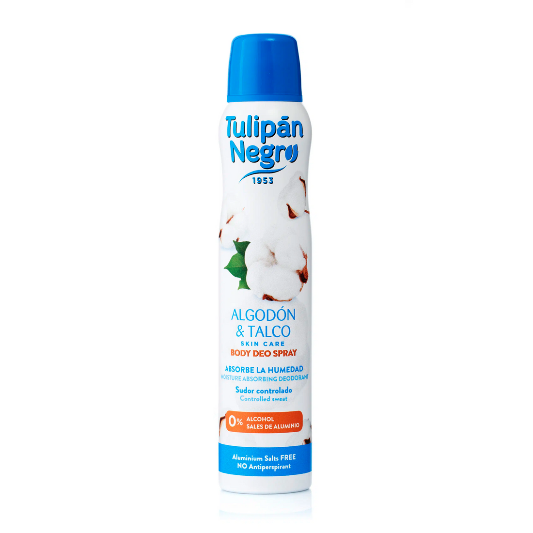 Black Tulip Deodorant Deo Spray Cotton and Talc 200 ml