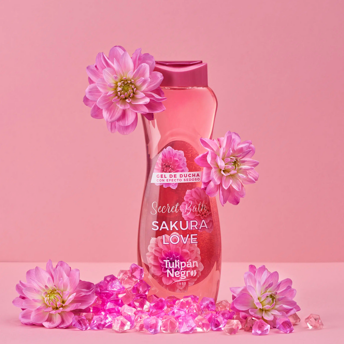 Gel de baño Tulipán Negro Secret Bath Sakura 600 ml