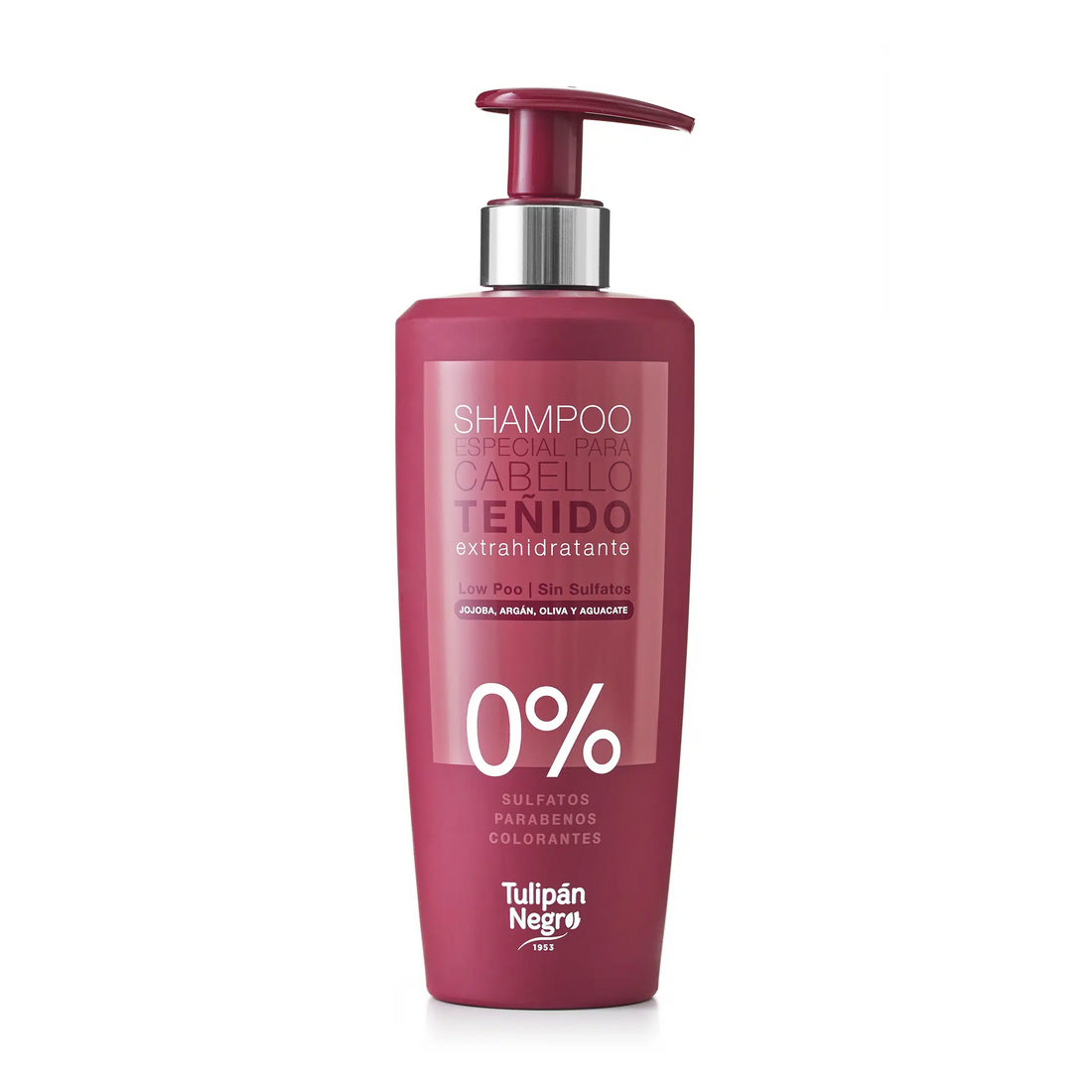 Champú Sin Sulfatos Tulipán Negro Low Poo Cabello Teñido 500 ml