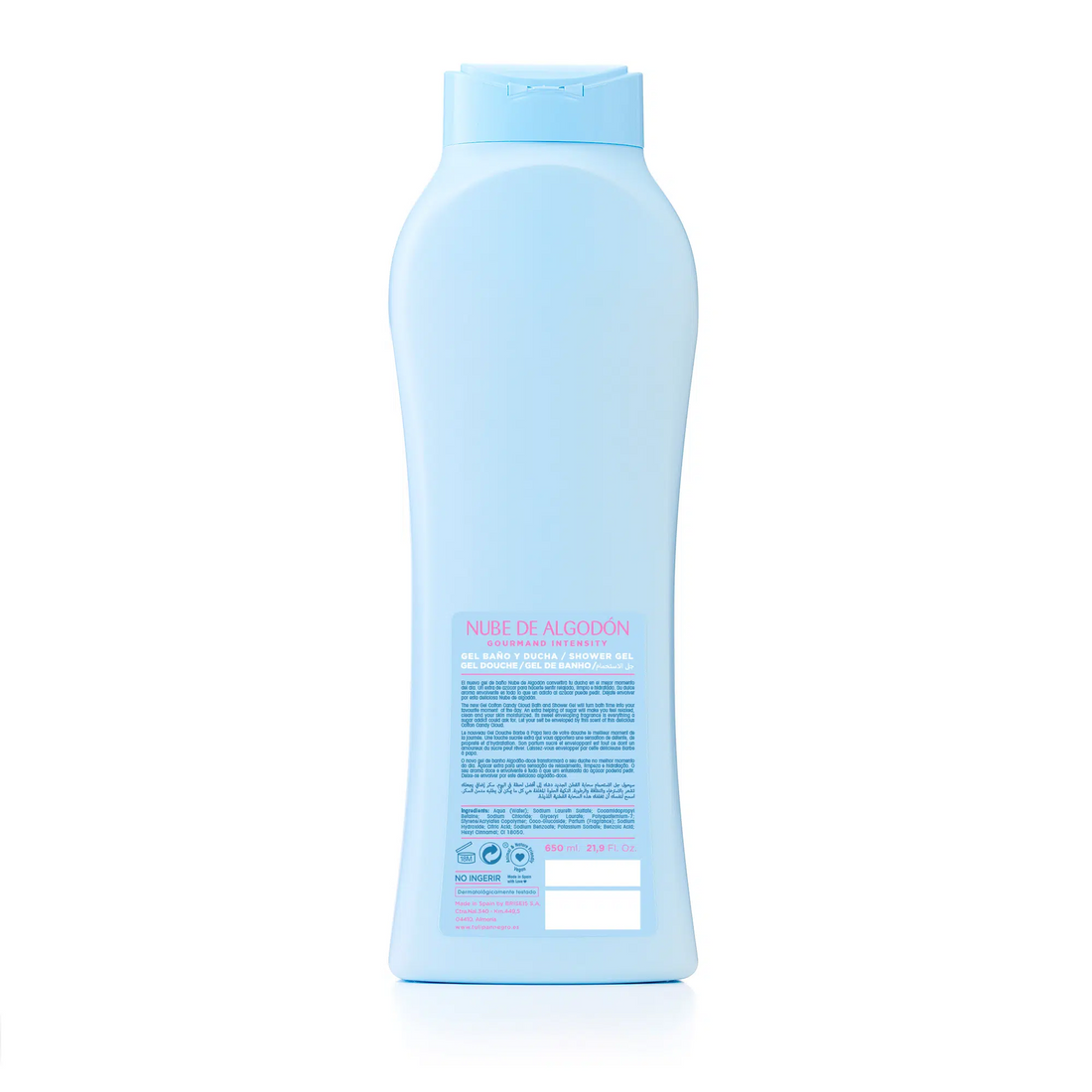Gel de baño Tulipán Negro Nube de Algodón 650 ml